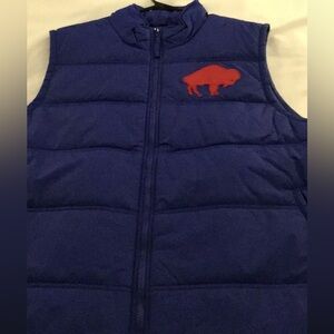 NWT Mitchell & Ness Buffalo Bills Throwback Puffer Vest 2XL